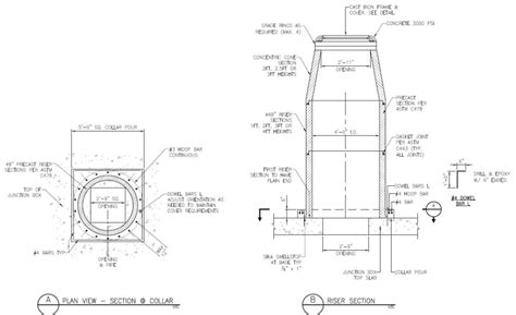 storm junction box sizes|stormwater junction box detail.